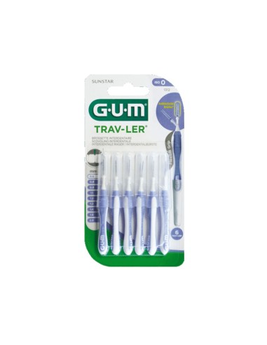 Gum Trav-ler Dental Brush 0.6mm x6