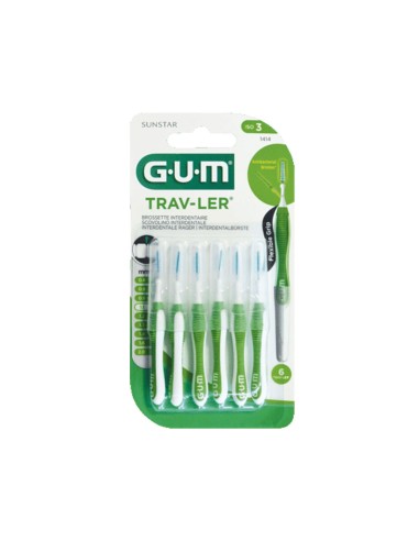 Gum Trav-ler Dental Brush 1.1mm x6