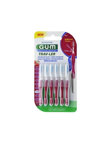 Gum Trav-ler Dental Brush 1.4mm x6