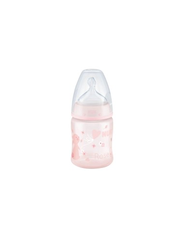 NUK Rose and Blue Silicone 0-6M M 150ml