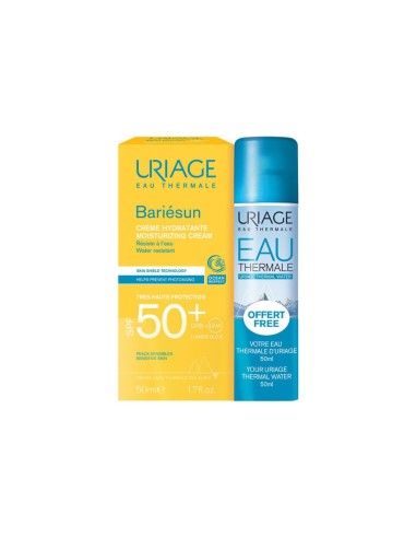 Uriage Pack Cream SPF50+ and Thermal Water 50ml