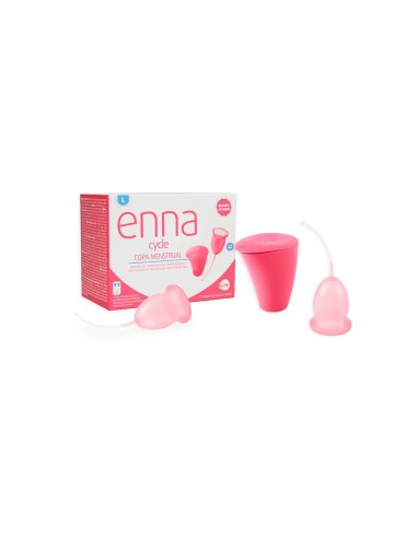 Enna Cycle Menstrual Cup Size L 2 Units + Sterilizer Box