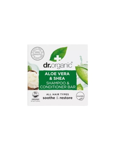 Dr. Organic Aloe Vera and Chia Solid Shampoo and Conditioner 75g