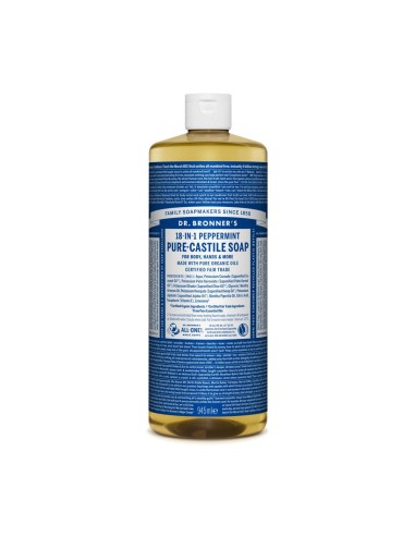 Dr. Bronners Peppermint Biological Liquid Soap 945ml