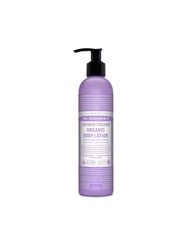 Dr. Bronners Lavender and Coconut Biological Moisturizing Body Lotion 240ml