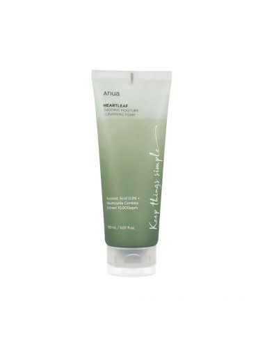 Anua Heartleaf Succinic Moisture Cleansing Foam 150ml