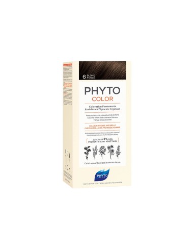 Phyto Color Permanent Coloring with Vegetable Pigments 6 Dark Blonde