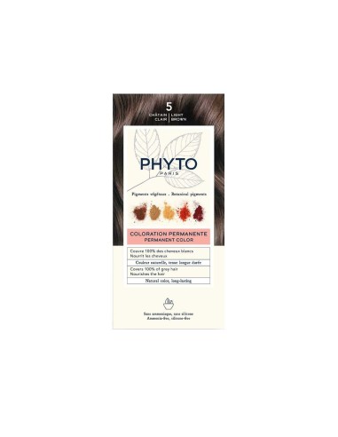 Phyto Color Permanent Coloring with Vegetable Pigments 5 Light Brown