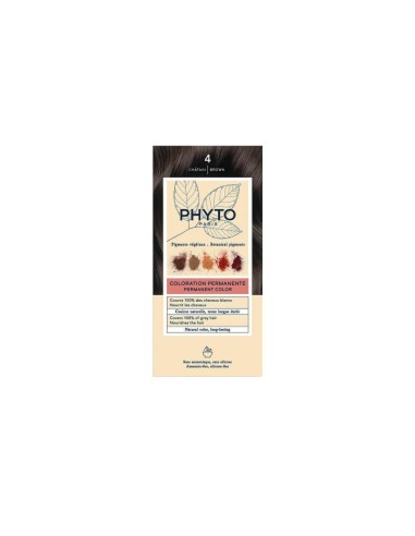 Phyto Color Permanent Coloring with Vegetable Pigments 4 Brown