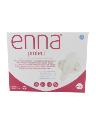 Enna Protect Reusable Environment Friendly Panty Liner Thong 3 units