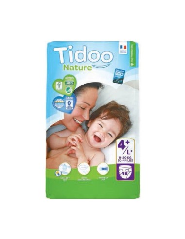 Tidoo Diapers 4L (9-20Kg) 48 units