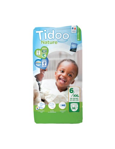 Tidoo Diapers 6XXL (16-30Kg) 38 units