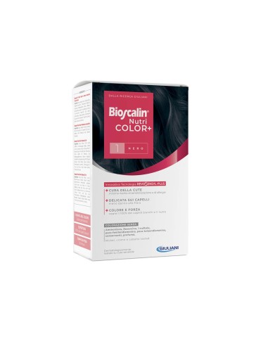 Bioscalin Nutricolor Permanent Colouring 1 Black
