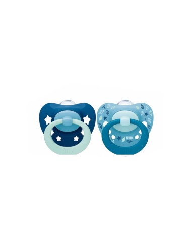 NUK Signature Silicone Soother 18-36m x2