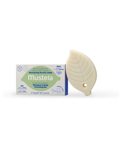 Mustela Shampoo and Body Cleansing Bar 75g
