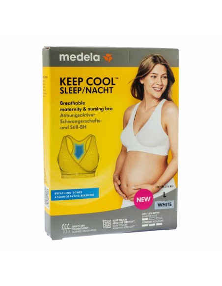 Medela Keep Cool Maternity & Nursing Bra, White