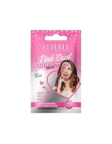 Revuele Sachets Glitter Mask Peel Off Pink Dust 15ml
