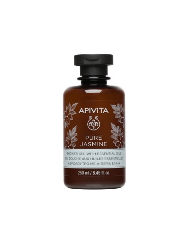 Apivita Pure Jasmine Shower Gel with Essential Oils 250ml