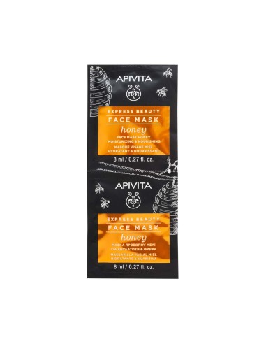 Apivita Express Beauty Face Mask Honey 2x8ml