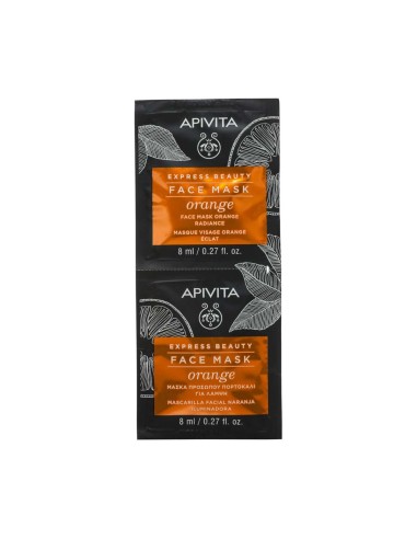 Apivita Express Beauty Face Mask Orange 2x8ml