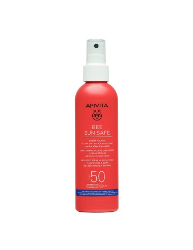 Apivita Bee Sun Safe Hydra Melting Ultra-Light Face and Body Spray SPF50 200ml