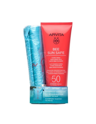 Apivita Pack Bee Sun Safe Hydra Fresh Face and Body Milk SPF50 200ml