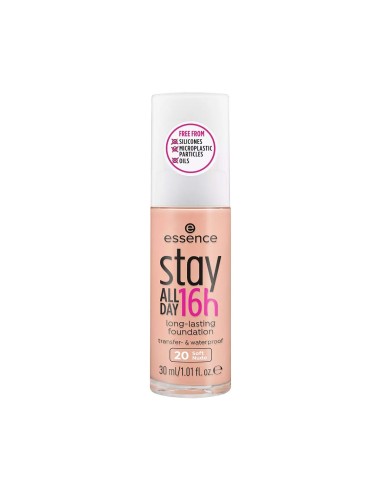 Essence Stay All Day 16h Long Lasting Foundation 20 Soft Nude 30ml
