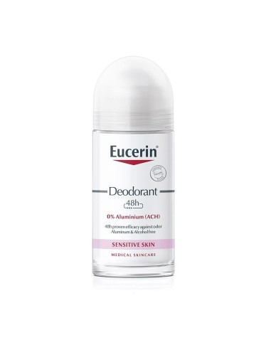 Eucerin 48h Aluminium-Free Deodorant Sensitive Skin Roll-On 50ml